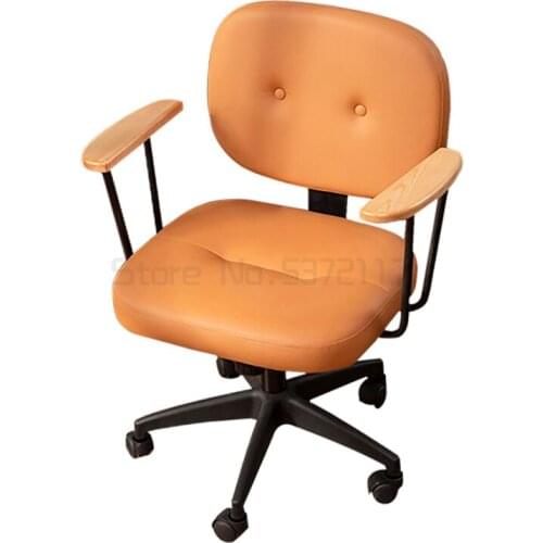Home simple office chair study leisure comfortable backrest lifting swivel chair learning chair desk stool