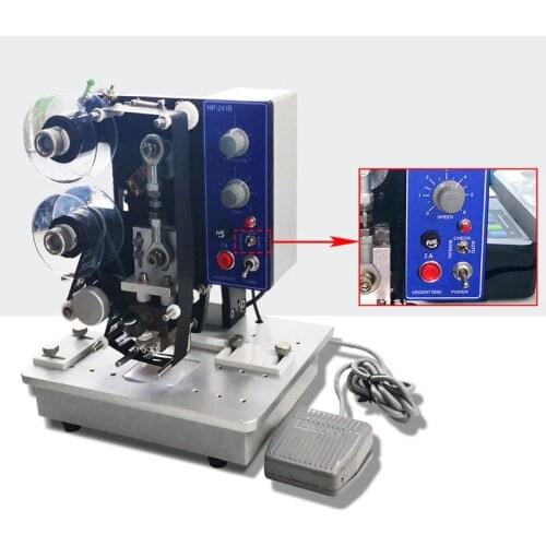 110V 220V Electric Coding Machine Electric Ribbon Coding Machine Production Date