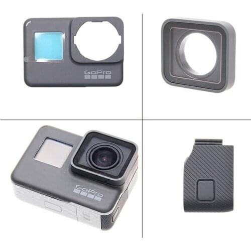 Go Pro 5 7 Uv Filter Panel Cover 170 Degree Glass Ultra Wide Angle Ir Lens For Gopro Hero 7 6 5 Black Action Camera Accessories