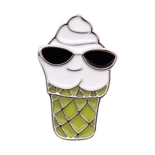 99CARATS SUMNI Fashion Drop glaze, cool cool, ice cream cool summer, lovely fun, brooch. For Women Free Shipping