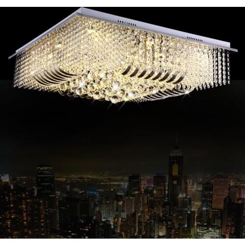 Fashion Style LED Crystal Ceiling Lighting100-240V AC Recessed 3W Bathroom Panel Lighting Led Indoor Decoration lamps