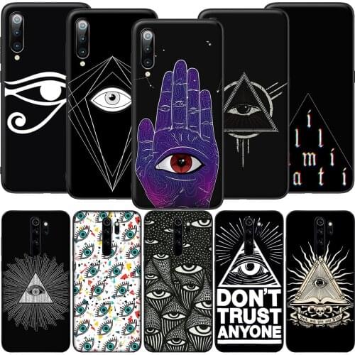 GX190 Pyramid All Seeing Evil Eye Soft Silicone Case for Redmi Note 4X 5 5A Prime 6 6A 7 7A 8 8A 8T 9 9A 9C 9S Pro Lite