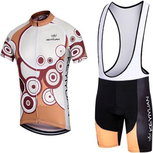 2018 Keyiyuan NEW cycling jersey yellow Short Sleeve bike bicycle sportswear mtb mens cycling clothing