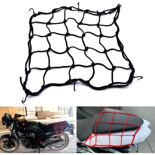 General Motorcycle Bungee Net Helmet Grid Storage Cargo Organization Network for Hyosung Triumph Benenlli Aprilia Piaggio Yamaha