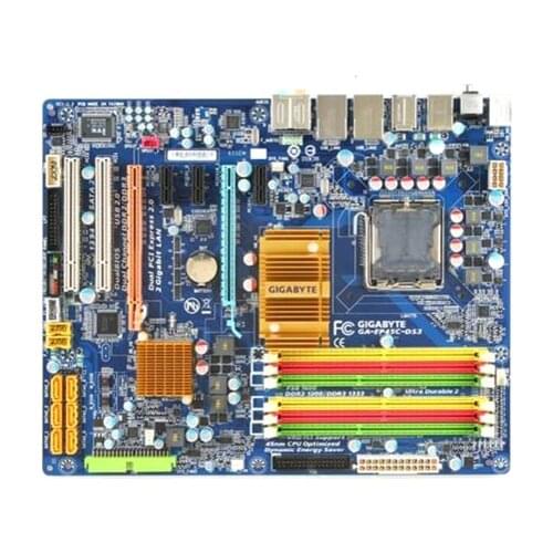 Gigabyte GA-EP45C-DS3 original motherboard LGA 775 DDR2 DDR3 EP45C-DS3 USB2.0 P45 Desktop motherboard free shipping