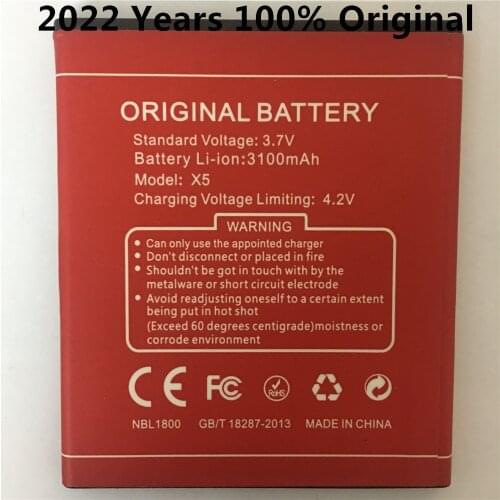 Original 3100mAh Battery For Doogee X5 X5 PRO X5S Batterie Bateria Accumulator