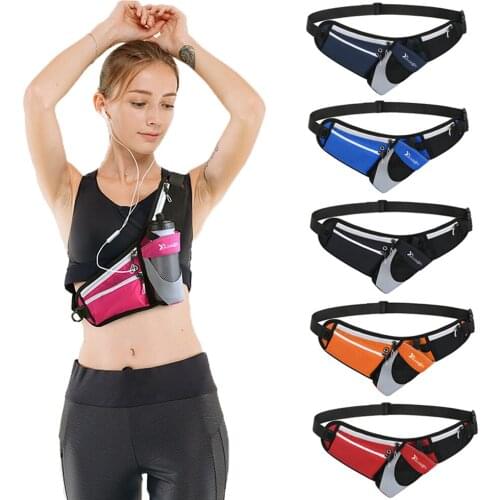 Waist Bags Running Sports Women Pack Pouch Belt Men Purse Mobile Phone Multifunction Pocket Case Camping Hiking Water Bottle
