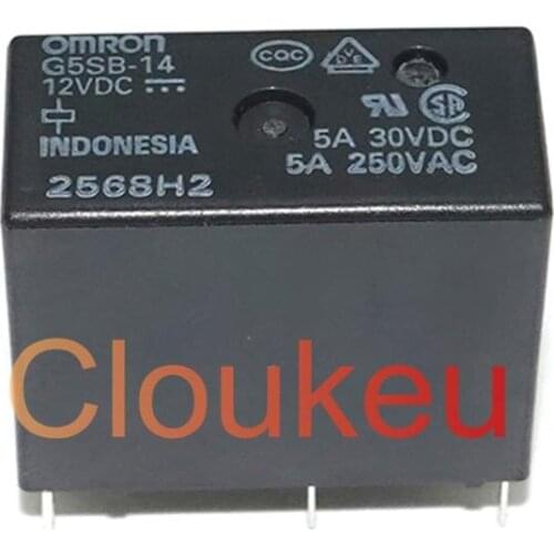 Relay G5SB-14-5VDC 12VDC 24VDC 5A 5pin
