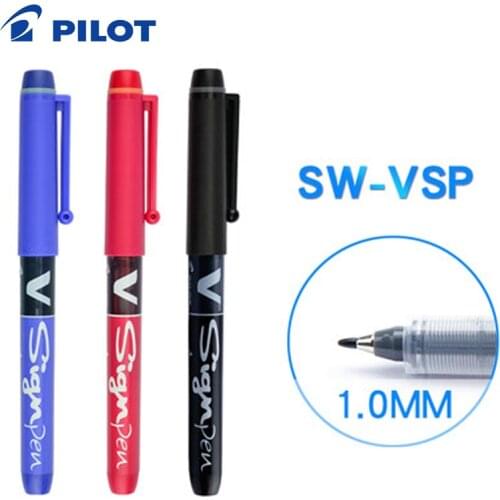 12pcs/lot PILOT SW-VSP Gel Pen Large Capacity Bold Student Pen Sketch Design Sketch Japanese Stationery 1.0mm
