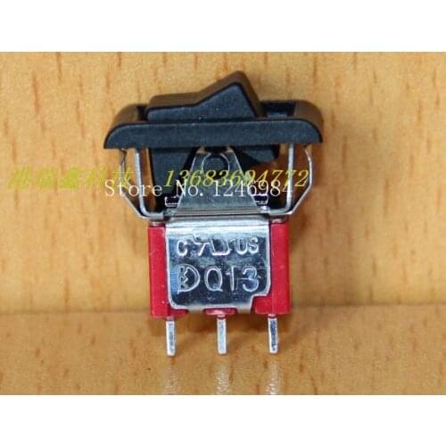 [SA]R12 tripod single rocker switch two tranches small toggle Q13 Taiwan Dailywell Deli Wei 3MS1--50pcs/lot