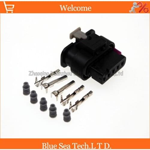 TE/AMP 5 Pin 4F0 973 705 Engine nitrogen oxide sensor plug/Air flowmeter plug for VW,Skoda, Seat 1.8TIS 2.0TSI