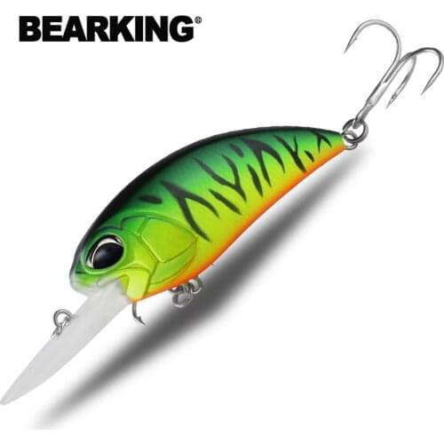 Only for promotion, no benifit fishing lure 2017 crank 65mm&16g dive 10-12ft 5pcs/lot, hot model free shipping bearking
