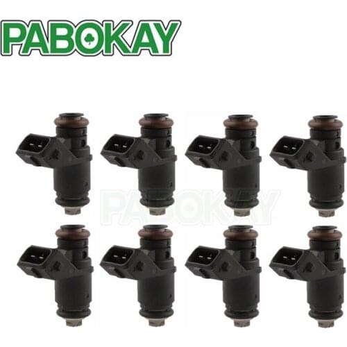 8 pieces x Short 80LB 875cc Fuel Injectors For Chevrolet Dodge EV1 Replaces FI114700