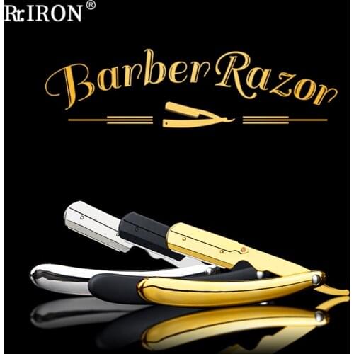 RIRON High Quality Electroplating Folding Razor Change Blade Type Shaving And Hair Removal Razor
