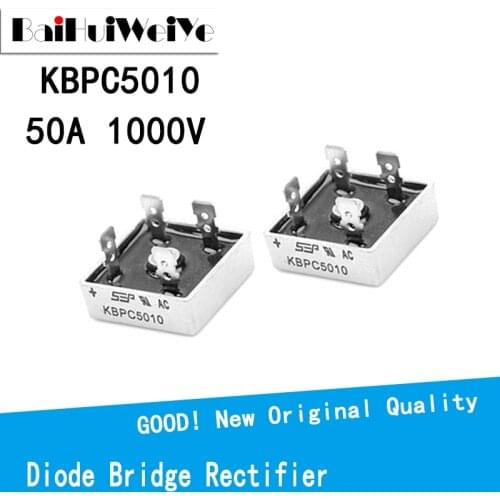 2PCS/LOTE KBPC5010 50A 1000V Diode Bridge Rectifier kbpc5010 Power Rectifier dDiode Electronica Componentes