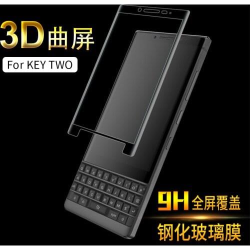 3D Tempered Glass For Blackberry Keytwo Full Cover 9H Protective film Explosion-proof Screen Protector For Blackberry Key 2 Key2