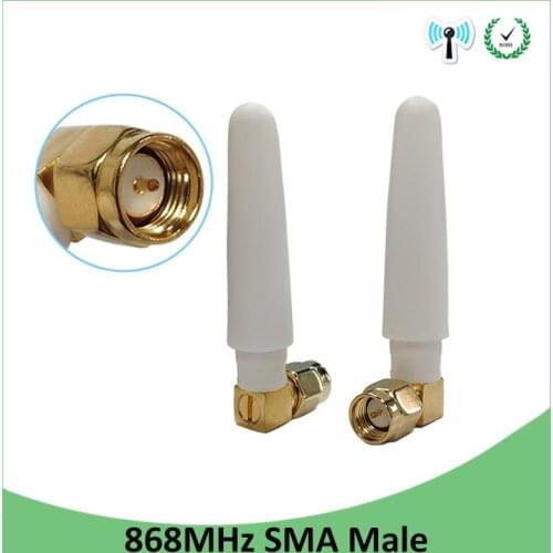 20pcs 868MHz 915MHz Antenna 3dbi SMA Male Connector GSM 915 MHz 868 MHz antena outdoor signal repeater antenne Lorawan