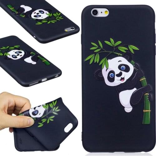 Gorgeous Relief Pattern TPU Cases for iPhone 6 Plus iPhone 6s Plus Soft 3D Mobile Phone Protective Cases Embossed with Patterns