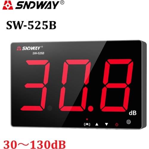 SNDWAY digital sound level meter 30-130dB noise meter USB data transmission noise decibel monitoring tester high precision