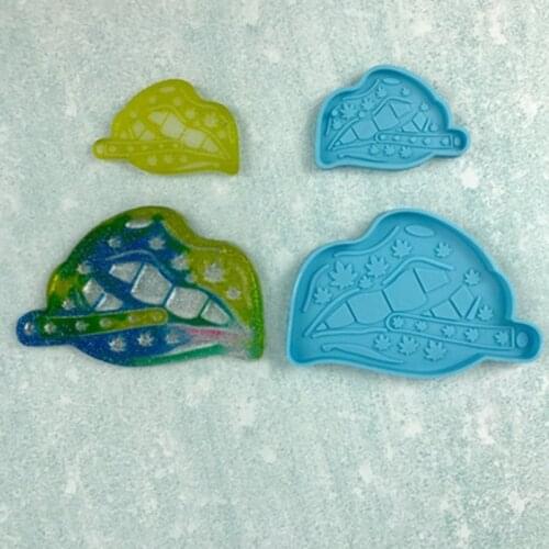 Lip Shaped Coaster Cup Mat Pad Epoxy Resin Mold Keychain Pendant Silicone Mould Soap Making