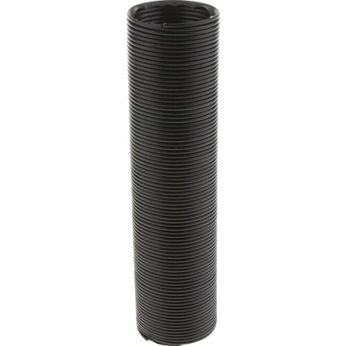1PC Flexible Air Intake Duct PVC Pipe / Tube Adjustable Length Black