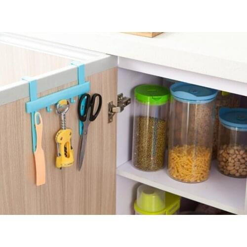 Kitchen Door Rack Hooks Hanging Storage Hanging Holders Accessories Tool
