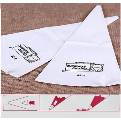 Free Shipping Cotton Cloth Cake Pastry Bags Cookies Biscuits Dessert Icing Piping Bag Baking Cake Decorating Tools 01119