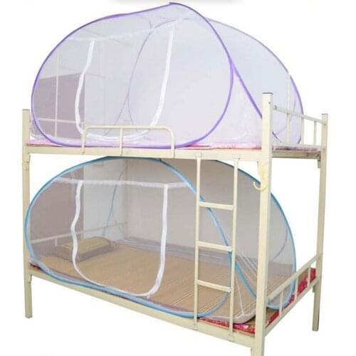 100~180cm Mosquito Net For Bed Pink Blue Purple Bunk Bed Mosquito Net Mesh Adult Double Bed Netting Tent