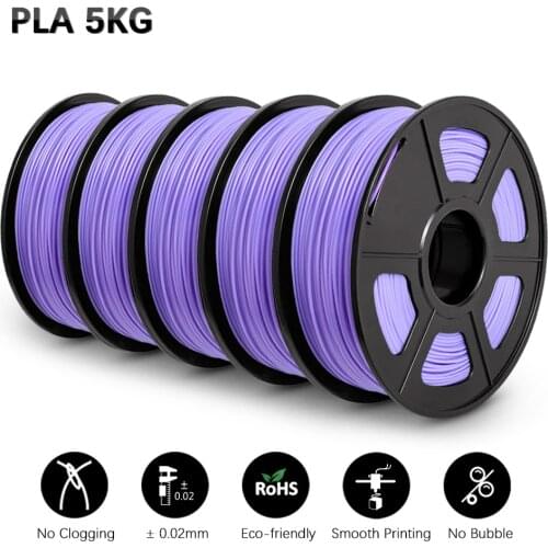 GOHIGH PLA Filament For 3D Printer Filament 5KG PLA some PLA Color Biodegradable Eco-friendly Printing Materials