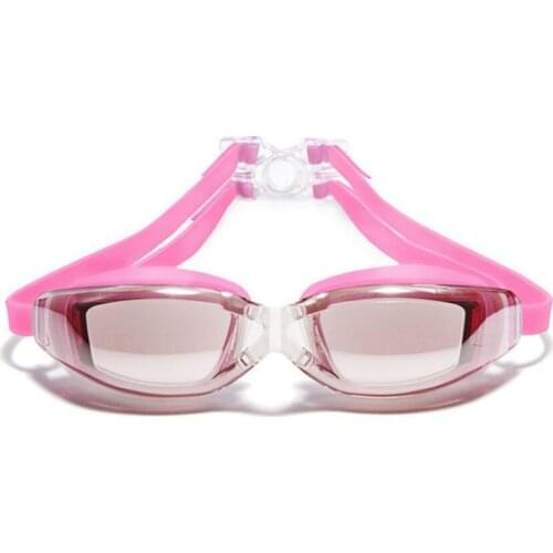 Swimming Glasses Big Box Swimming Mirror Silver HD Waterproof Silicone Swimming