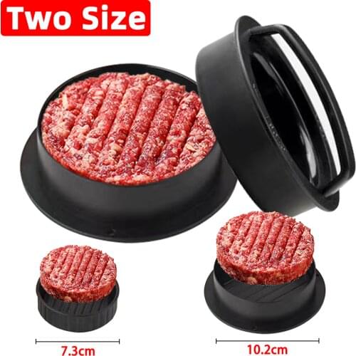 ABS Hamburger Meat Press Maker Round Shape Non-Stick Stuffed Burger Patties Beef Grill Pie Press Mould Maker Kitchen Accessories