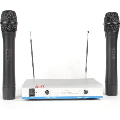 Best Price Professional Wireless Microphone High Definition Audio Microphone Wireless Karaoke Home Dual Microphone