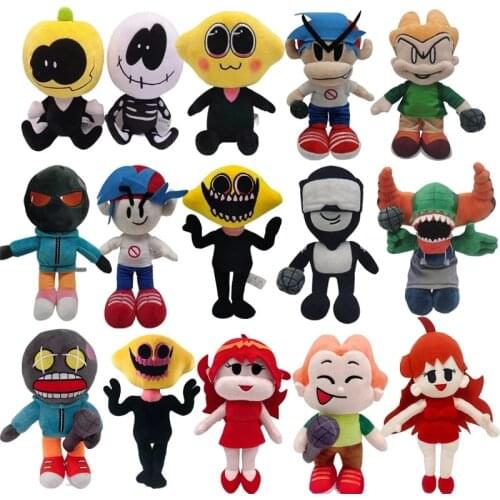 Friday Night Funkin Plush Toys Hot Game Spooky Month Skid and Pump Soft Stuffed Dolls Children Gift