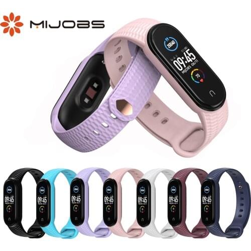 For Amazfit Band 5 Strap Bracelet Miband 6 Opaska Wristband for Xiaomi Correa Smart Band 5 4 3 Pulseira for Mi 6 Silicone Band