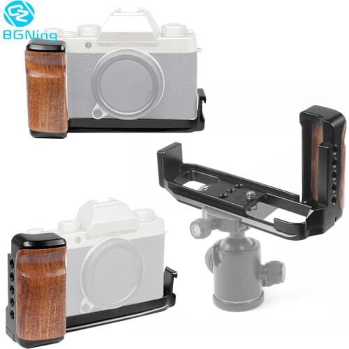 SLR Quick Release L shaped Plate Holder Hand Grip Tripod Bracket for Fujifilm X-T200 XT200 Camera QR Board for FUJI X-100V X100V