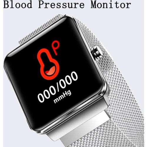 Blood Pressure Tracker Smart Band APP Notice Clock Reminder Smart Wristband Heart Rate Alarm Dynamic UI Sports Smart Bracelet