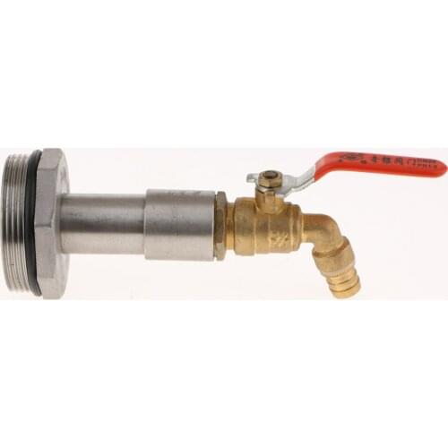 DN50 IBC Ton Barrel Water Tank Connector, Garden Tap Hose Faucet Fitting Tool Adapter- Heavy Duty