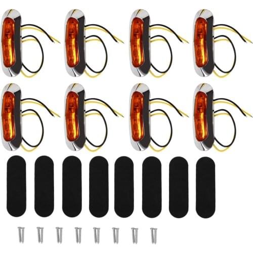 Marine Boat Light Cockpit Decoration Light Boat Navigation Light For Boat Yacht Fishing Pontoon Kayak 12V 24V 8Pc