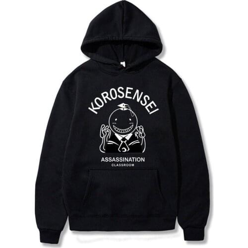 Assassination Classroom Sensei Anime Hoodies Men/Women Winter Casual Pullover Sweats Hoodie Fashion Crew Neck Sweatshirts SUNOWE
