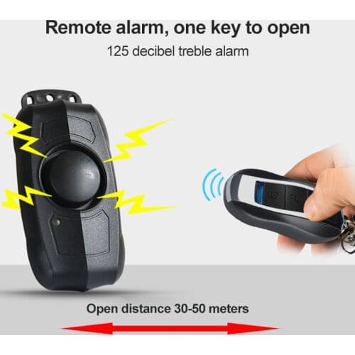 Waterproof Bike Anti-Theft Alarm Wireless Remote Control Motorcycle Bicycle Security Alarm 150dB Electric Car Alarm Sensor