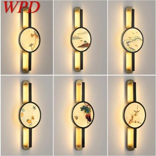 WPD Indoor Sconce Wall Lights Modern Brass Creative LED Lamp Design For Home Corridor