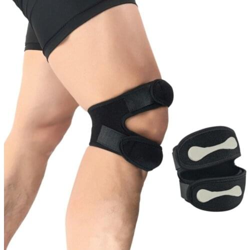1pc Knee Support Pad Wrap Sleeve Nylon Adjustable Breathable Anti Bump Outdoor Fitness Leg Protector Sportswear Pro new