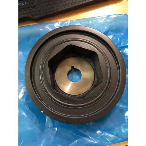 1pcs Crank pulley crankshaft generator belt wheel for Chinese SAIC ROEWE 750 2.5L V6 engine auto car motor parts LHG000070