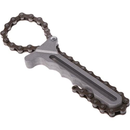1PC Adjustable Car Engine Oil Filter Chain Grip Wrench Spanner Remover Tools Plier