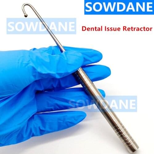 10pcs New Mouth Gag Dental Surgical Tissue Retractor Dental Implant Cheek Retractors Ball Ended One Prong Retractor Autoclavable