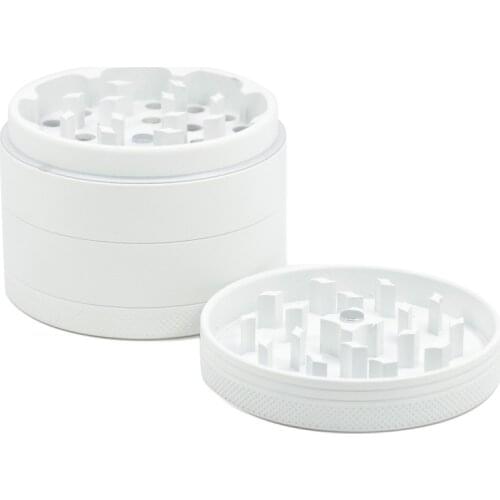 4-layer 63mm Grinder for Smoking Weed Aluminum Alloy Tobacco Shredder Indestructible Rubber Paint Wrap Spice Crusher Mens Gift