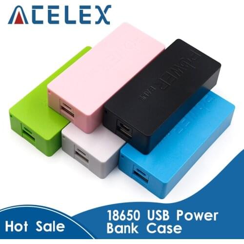 5600mAh 2X 18650 USB Power Bank Battery Charger Case DIY Box For iPhone For Smart Phone MP3 Electronic Mobile Charging