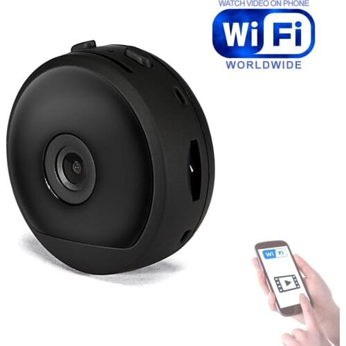 A19 WiFi IP Camera Home Security Wireless Mini Camcorder HD 1080P DVR IR Automatic Night Vision Motion Detection P2P Hotspot