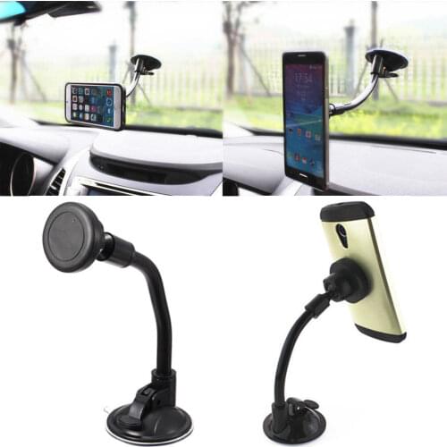 Adjustable Magnetic Car Holder Magnet Car Phone Holder 360 Rotatable Stand Mount Support Universal Windshield Holder free hand