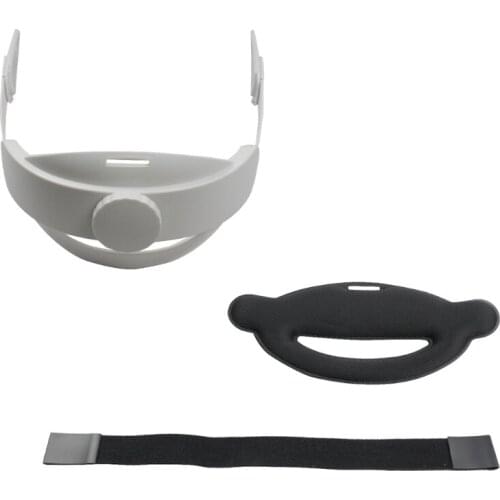 Comfort Improve Headband Sponge Mats Fixing Strap Adjustable Head Strap VR Helmet Belt for -Oculus Quest 2 VR Headset QW